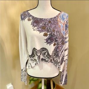 Romeo and Juliet Couture Asymmetric Sweater